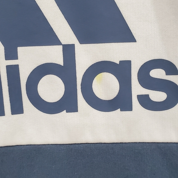 Adidas Soft Baby Blue Cropped Crewneck Sweatshirt - Picture 7 of 8